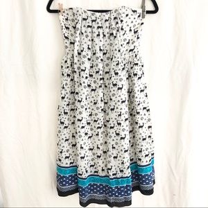 Anna Sui for Anthropologie Silk Deer Dress Size 2